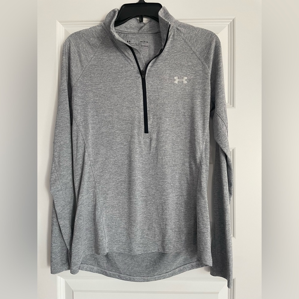 Under Armour Long Sleeve Half Zip Heatgear Loose Top Size Medium